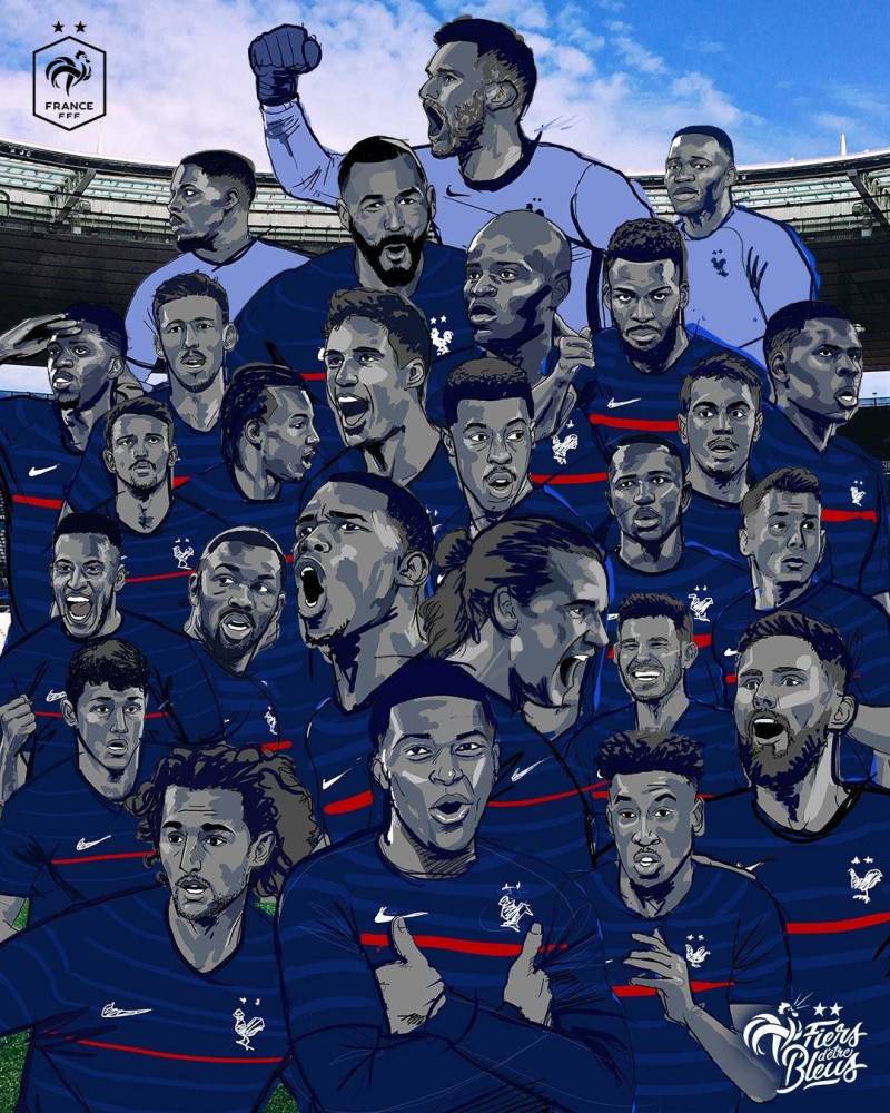 法国队在19日正式公布了欧洲杯的26人大名单