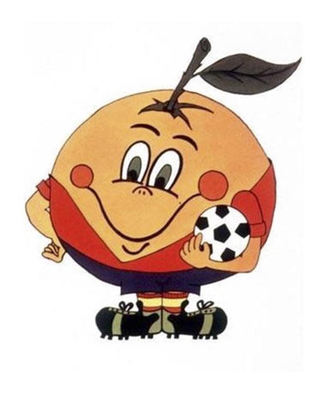 纳兰吉托的橙子造型吉祥物得到了西班牙球迷的喜爱